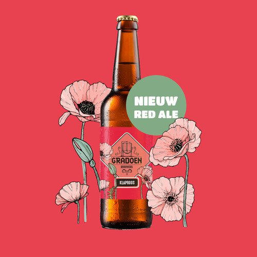 NIEUW: Klaproos - Red Ale. Heerlijke doordrinker voor de zomeravonden