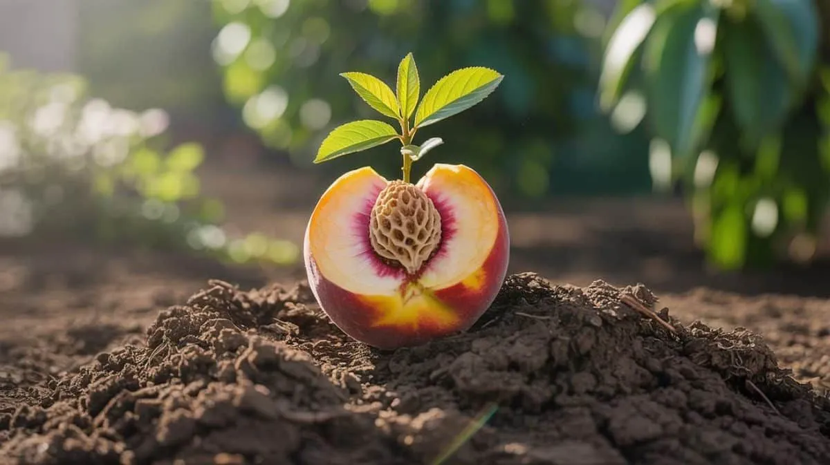 De magie van een perzikpit: van zaadje tot boom