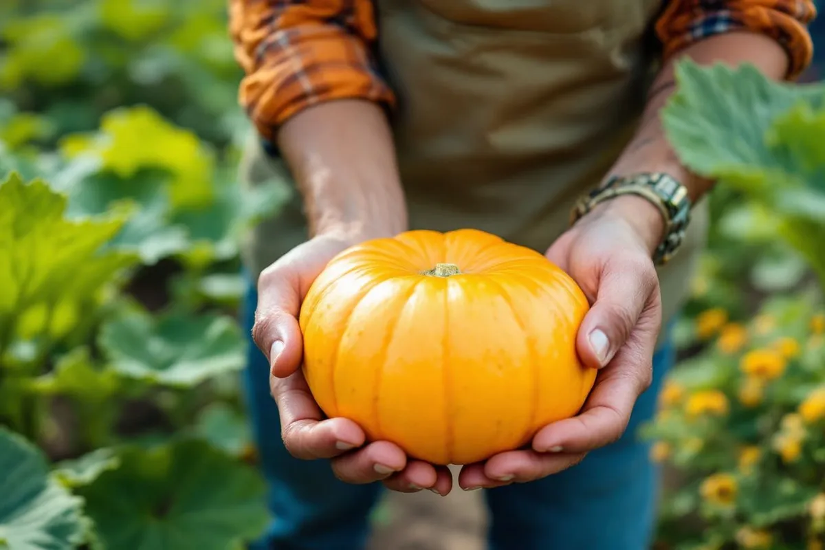 De kunst van het oogsten: pompoenen in september