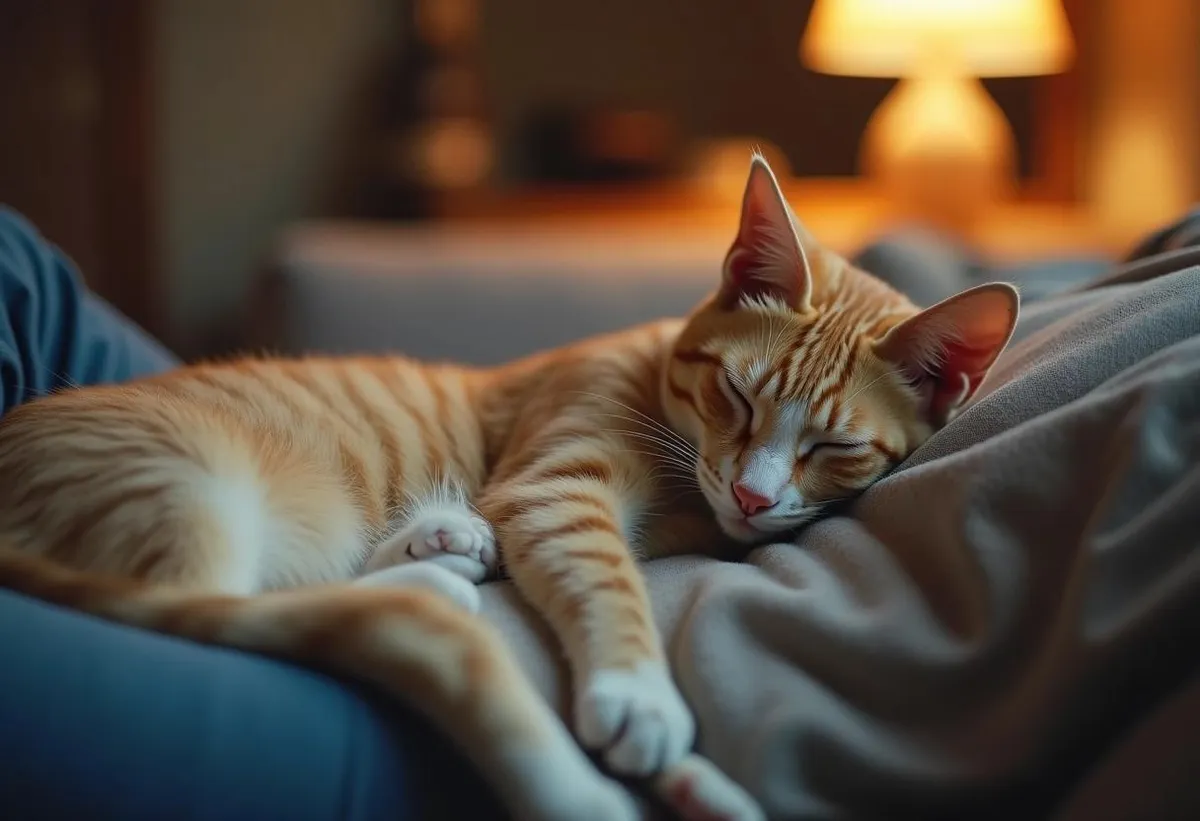 Waarom slapen katten eigenlijk op mensen?